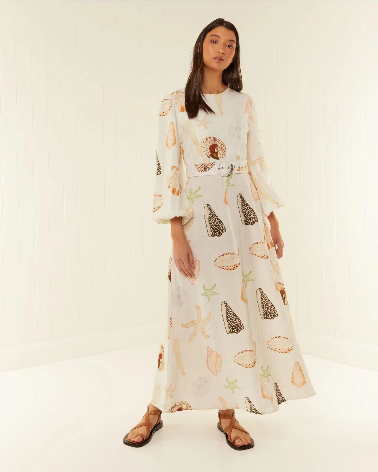 Palm Noosa Melrose Dress Shells Maxi Size AU 6 - Image 1