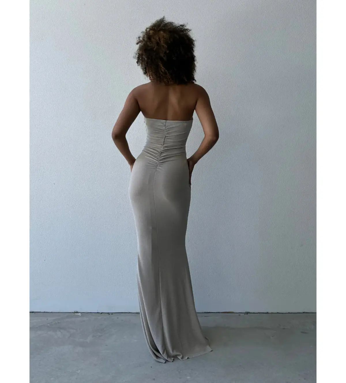 Lexi Tiffany Maxi Dress Champagne Size AU 6  - Image 2