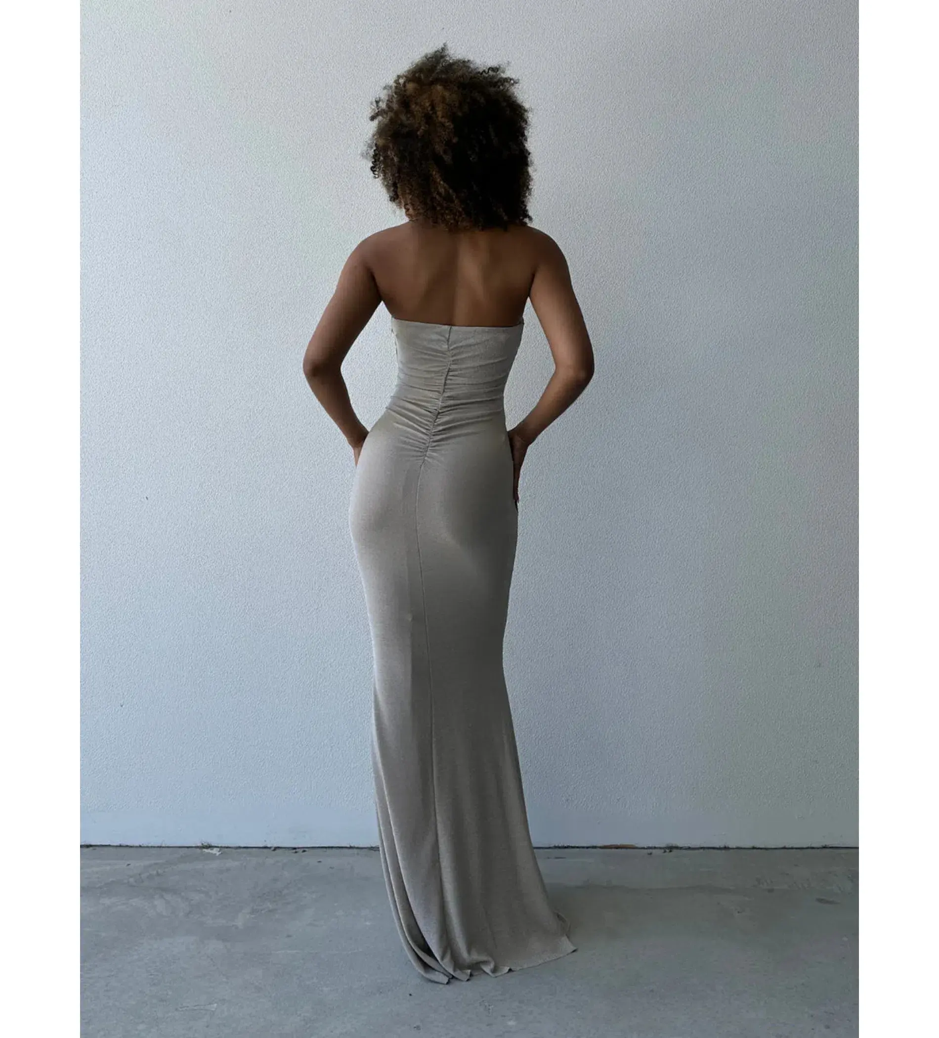 Lexi Tiffany Maxi Dress Champagne Size AU 6  - Image 2