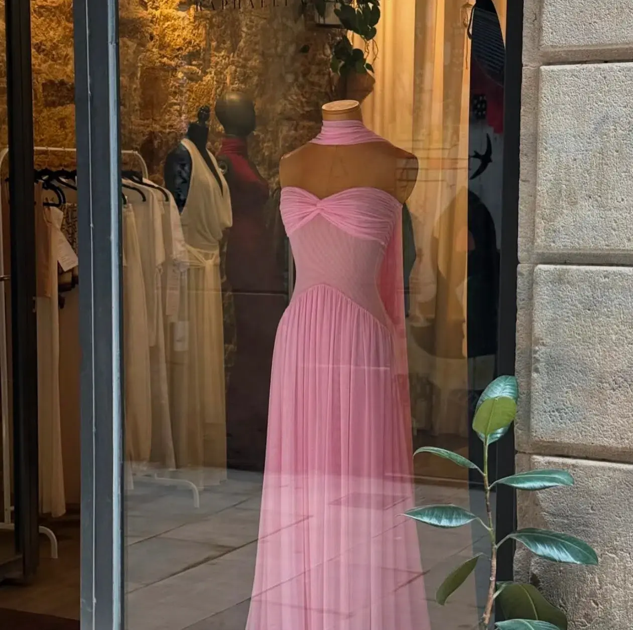 Rahaella Santana Ophelia Dress Maxi Pink Size AU 6 - Image 6