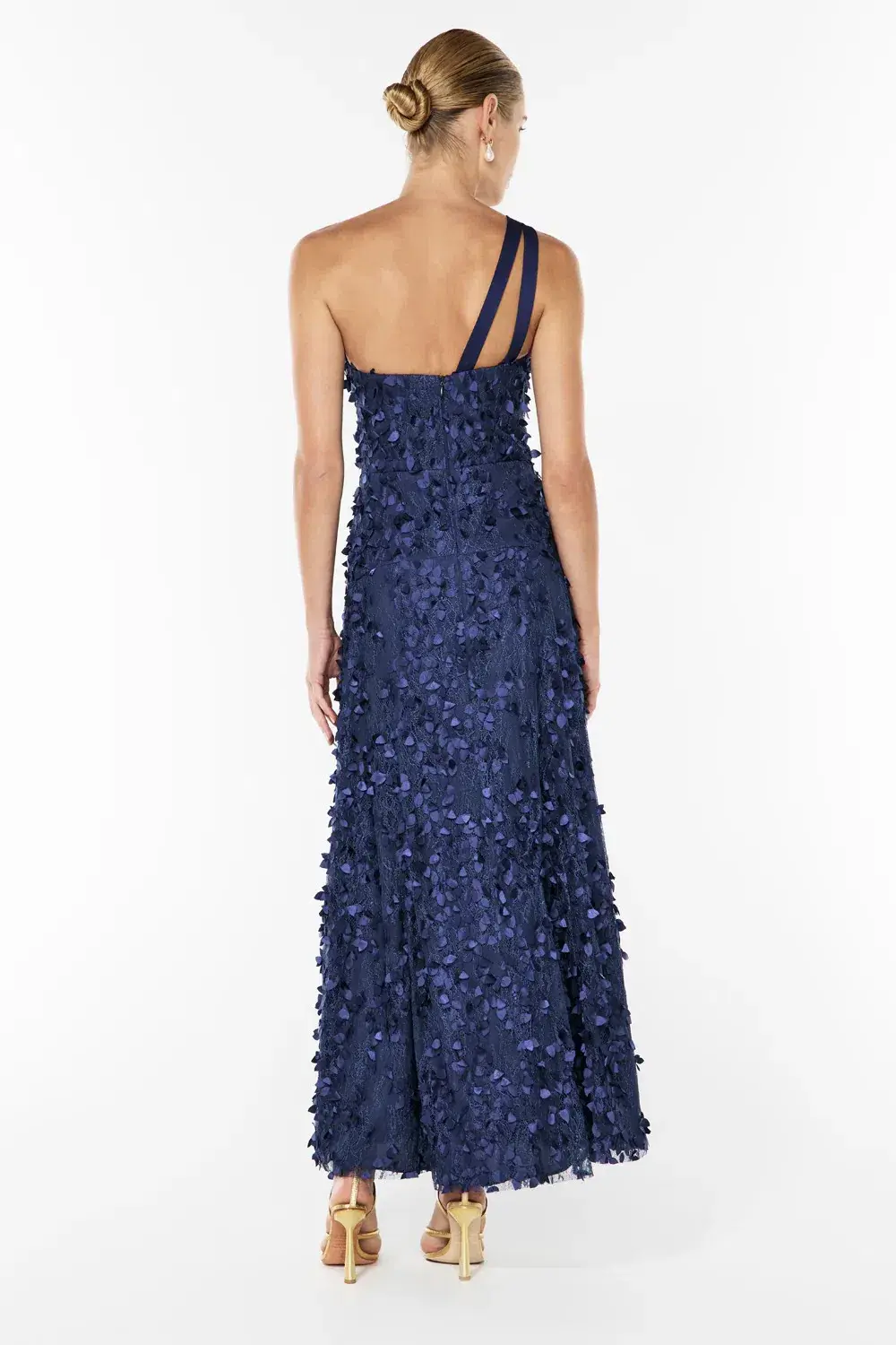 Manning Cartell Enchantment One Shoulder Dress; size 12 - Image 4