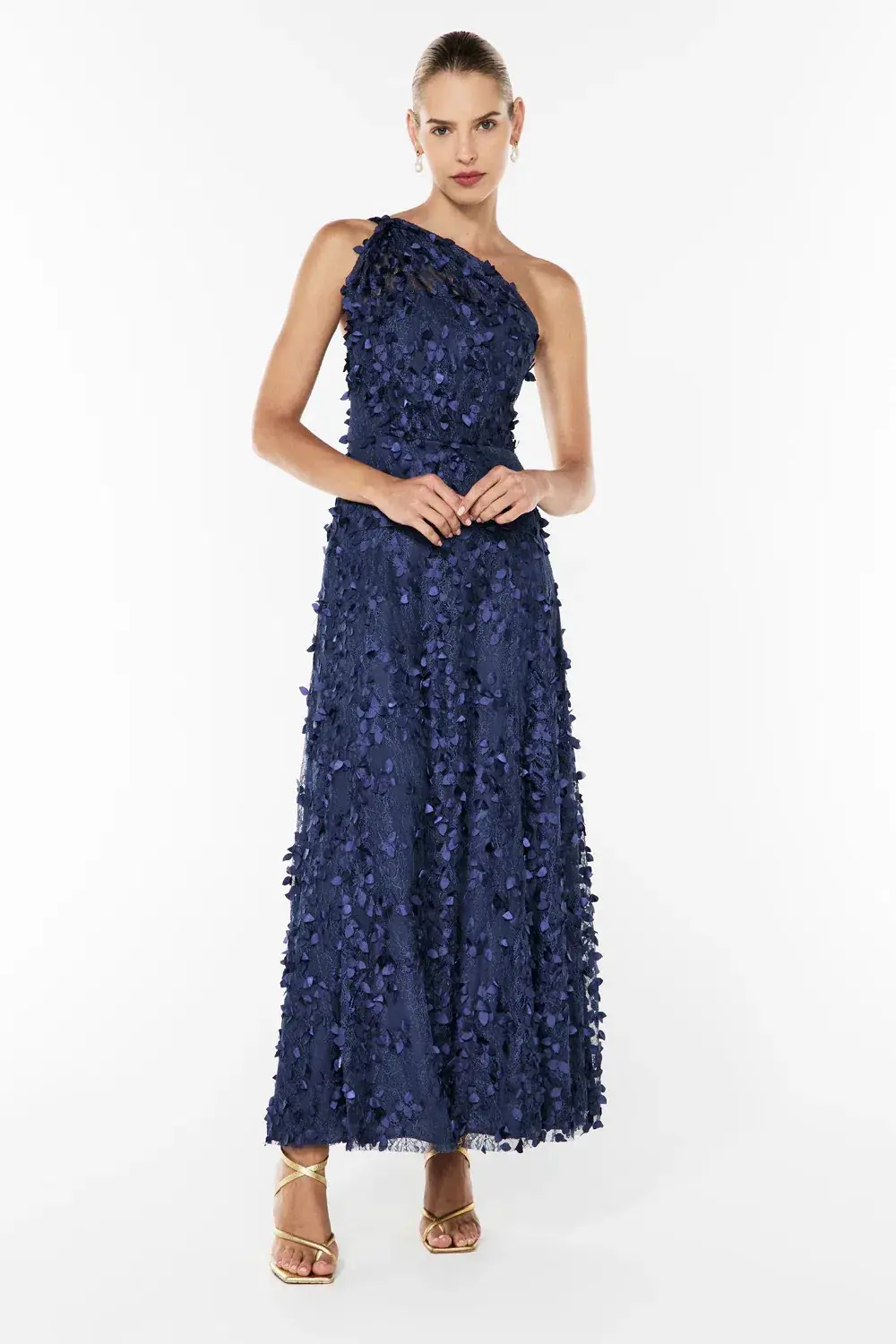 Manning Cartell Enchantment One Shoulder Dress; size 12 - Image 1