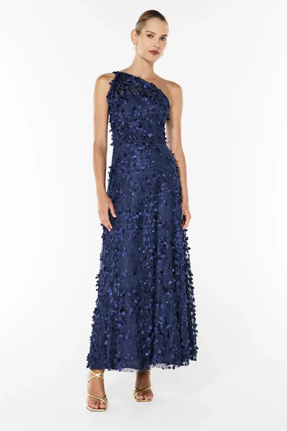 Manning Cartell Enchantment One Shoulder Dress; size 12 - Image 3