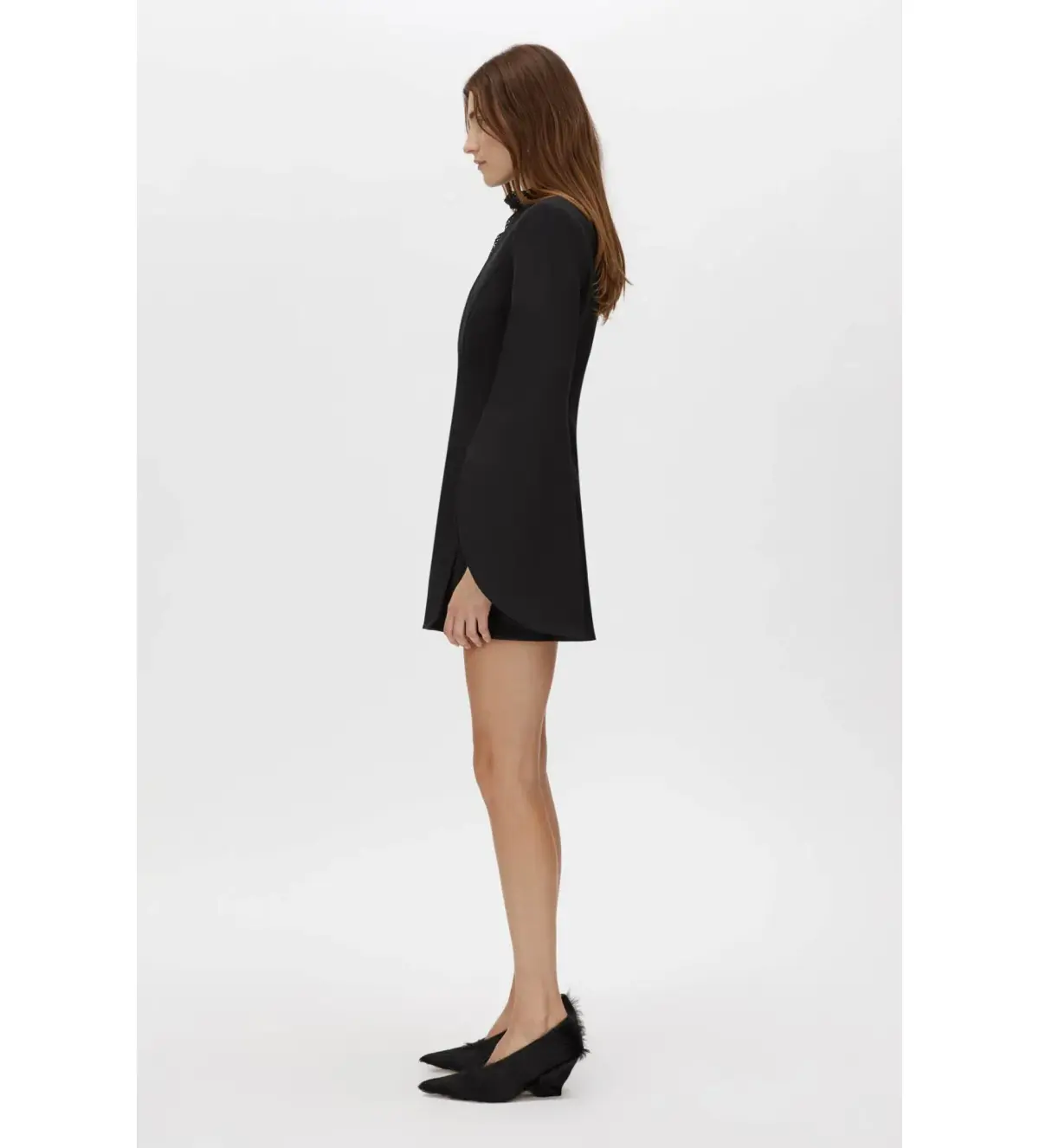Camilla and Marc Sillage Lace Mini Dress Black Size AU 12 - Image 2