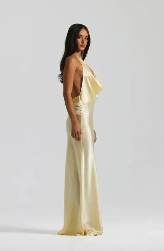 Natalie Rolt Gabi Gown in Lemon Size 8 - Image 3