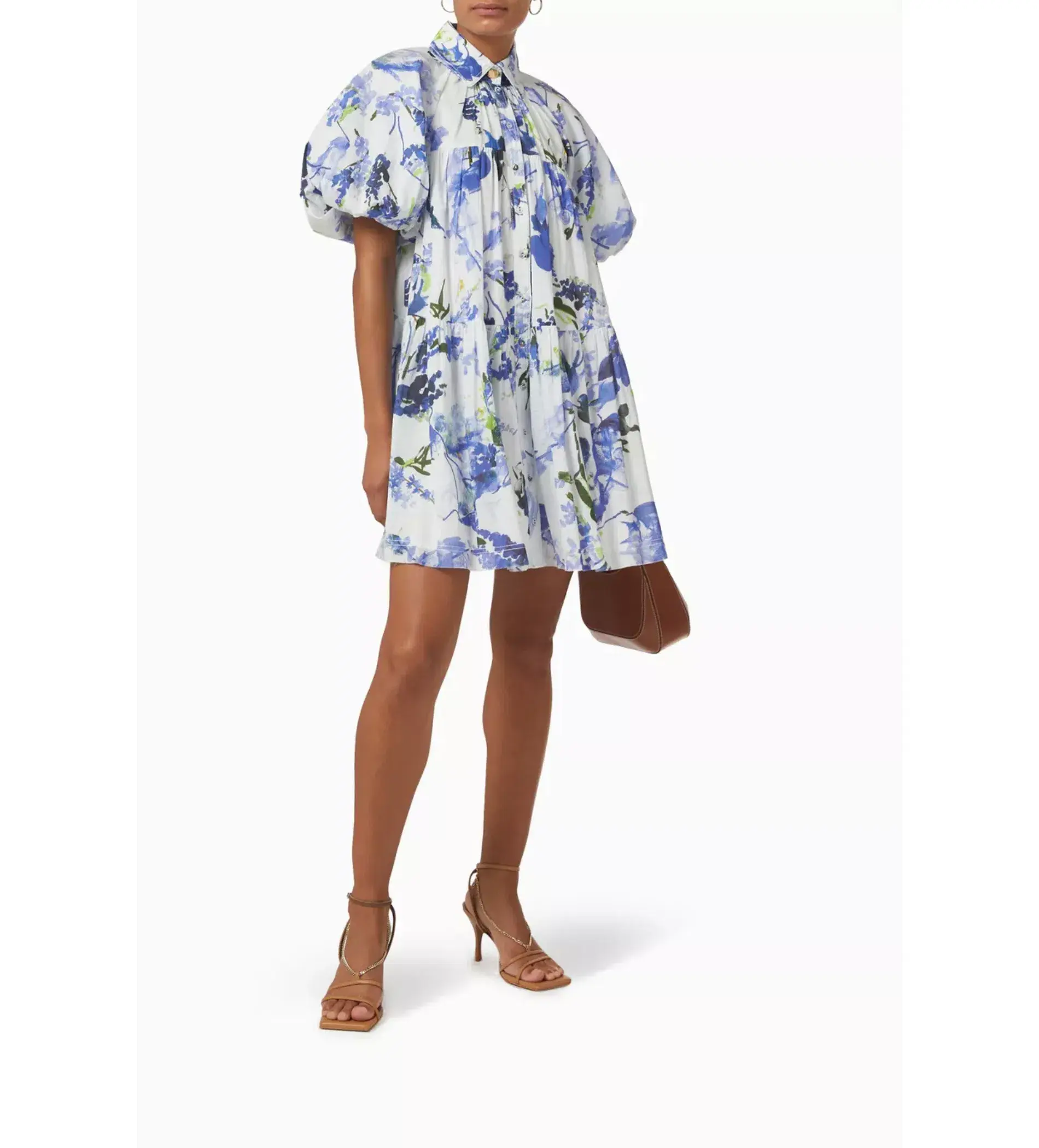 Aje Pablo Smock Mini Dress in Cotton Size AU 12 - Image 2