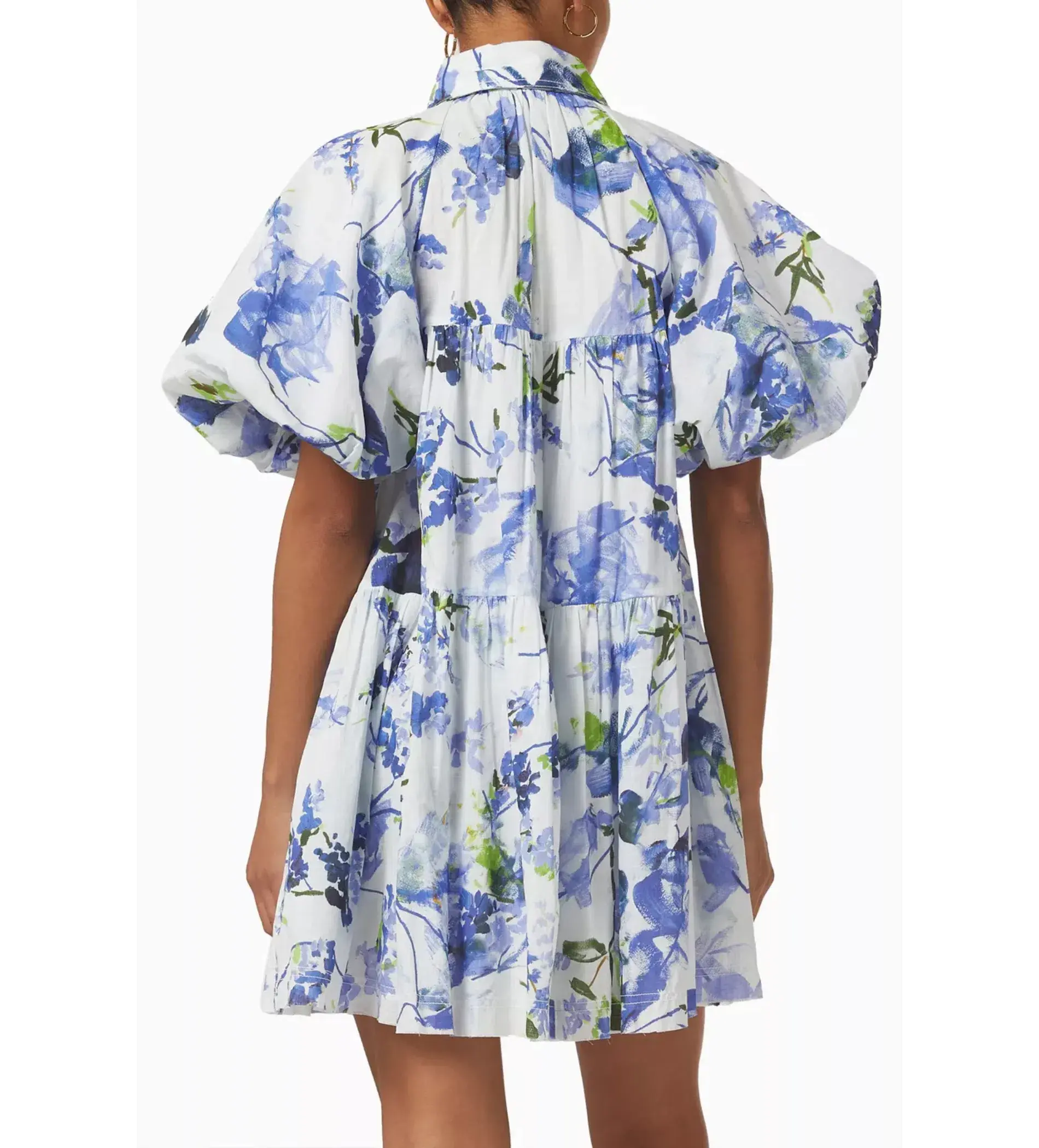 Aje Pablo Smock Mini Dress in Cotton Size AU 12 - Image 3