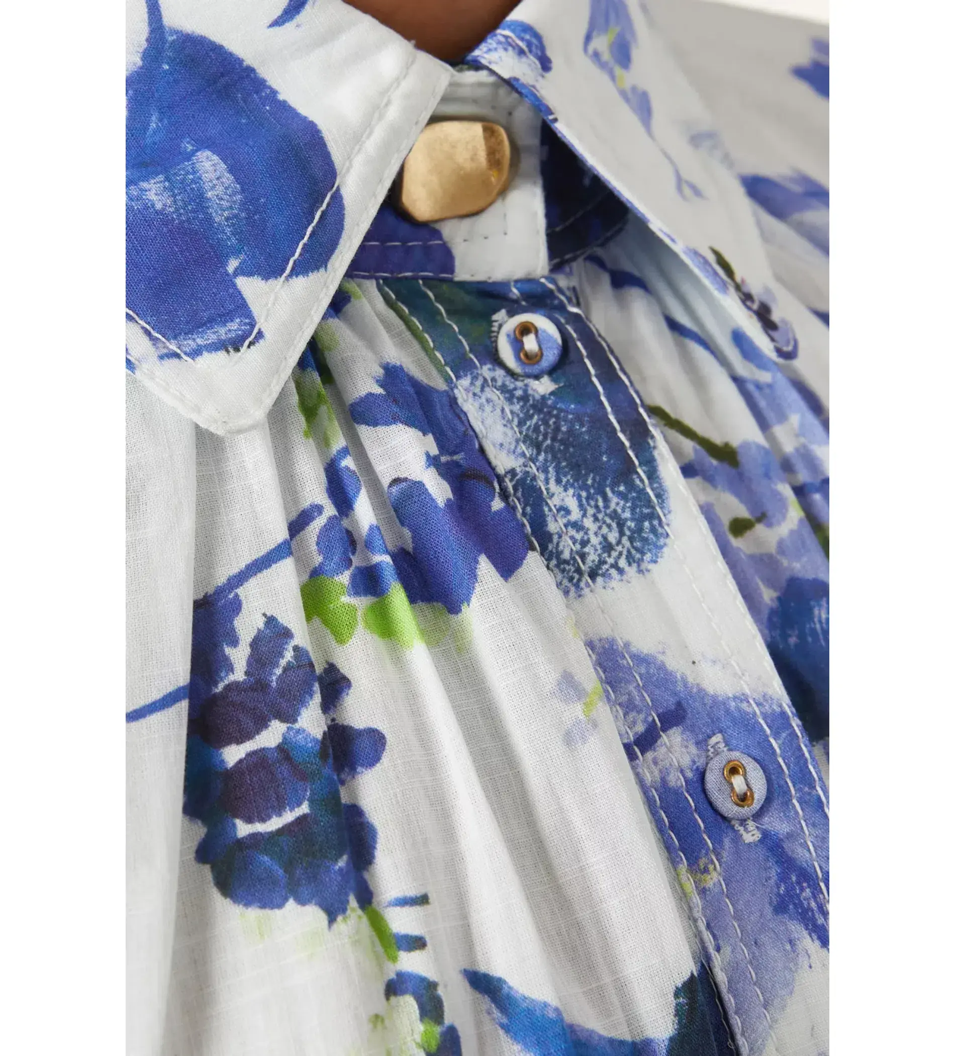 Aje Pablo Smock Mini Dress in Cotton Size AU 12 - Image 4