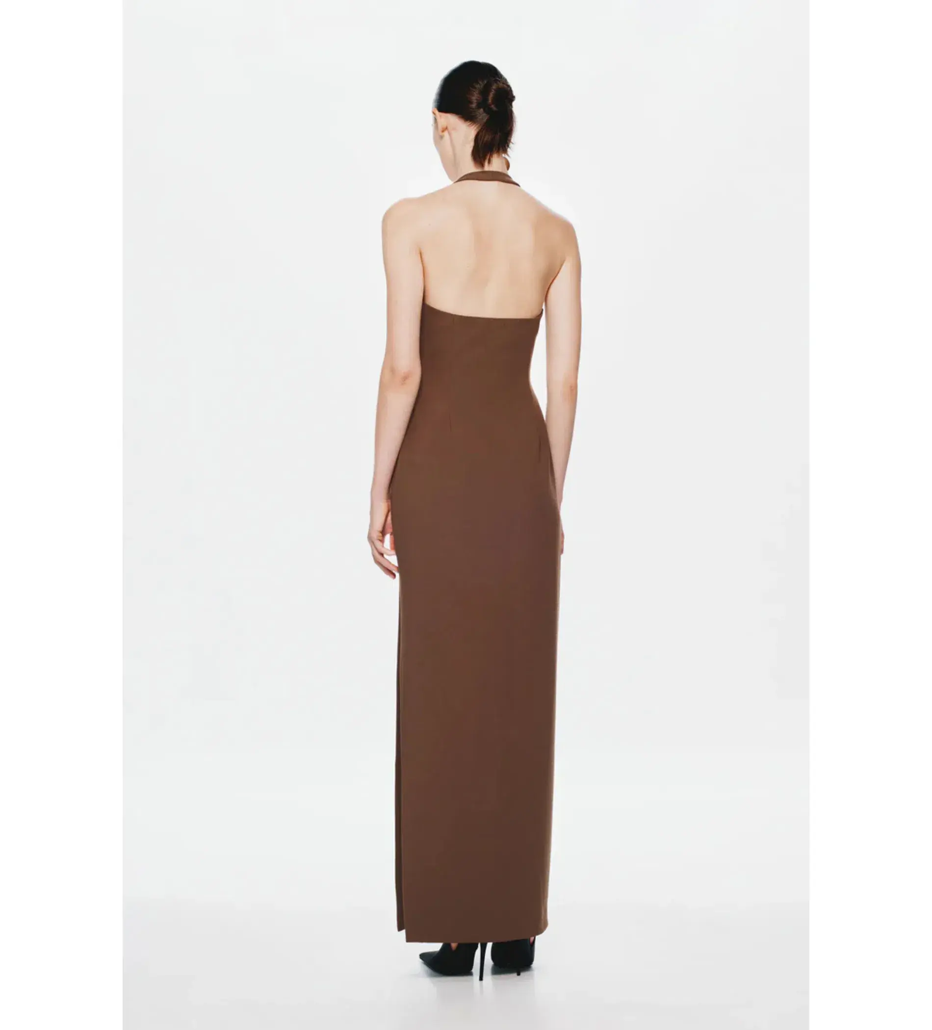 MISHA The Alusia Maxi Dress in Mink Size 8/S - Image 3