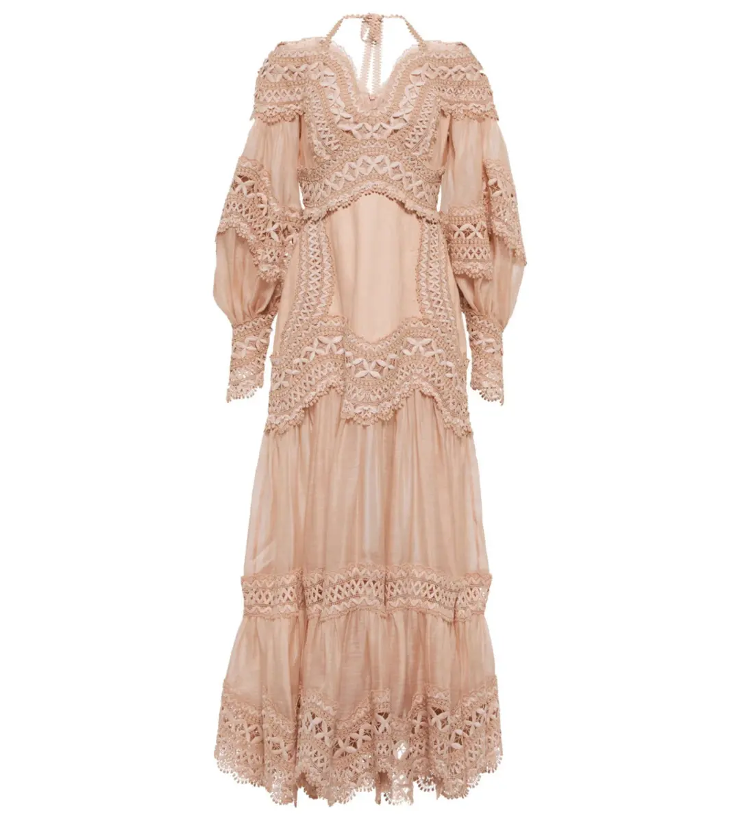 Zimmermann The Postcard Embroidered Dress in Ballet Size 12/M for rent on The Volte - main image