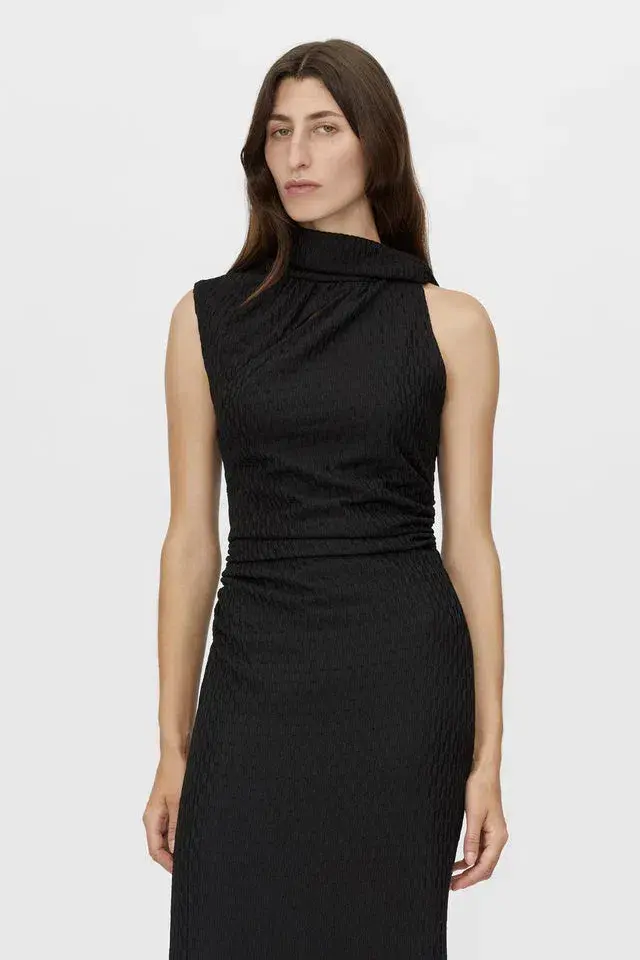 Camilla And Marc Davana Midi Dress Black Size 10 for rent on The Volte - main image