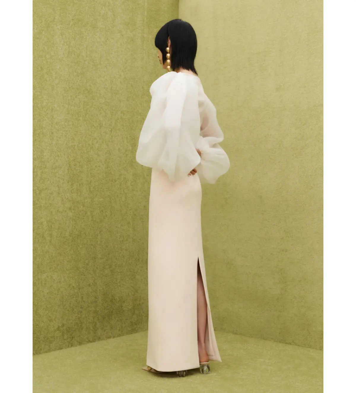 Solace London The Ziya Maxi Dress in Ivory Size 14 - Image 2