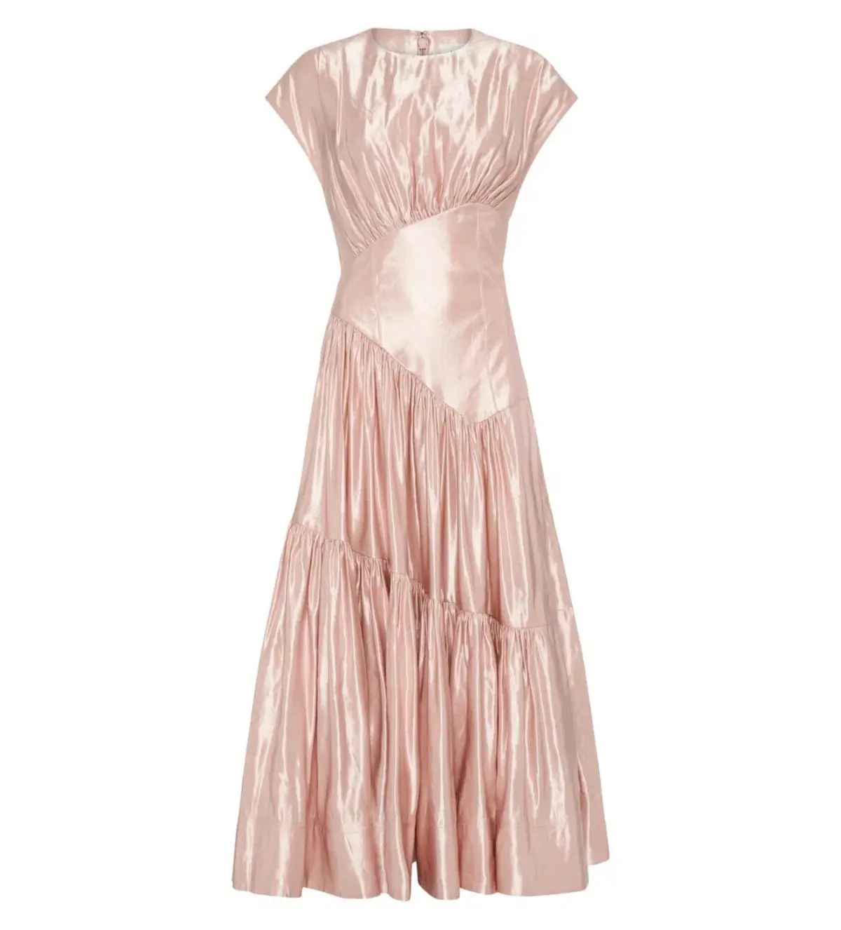 Aje Serendipity Reflection Midi Dress Blush Pink Size 12 - Image 2