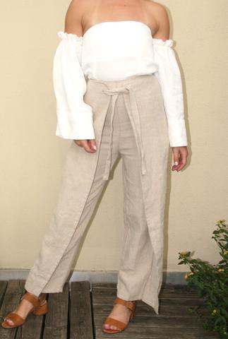 Sir The Label Kai Tai Culotte Midi Pants Khaki Size AU 10 - Image 2