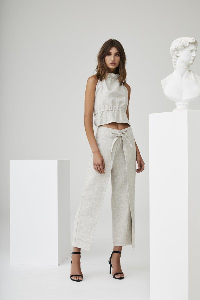 Sir The Label Kai Tai Culotte Midi Pants Khaki Size AU 10 - Image 1