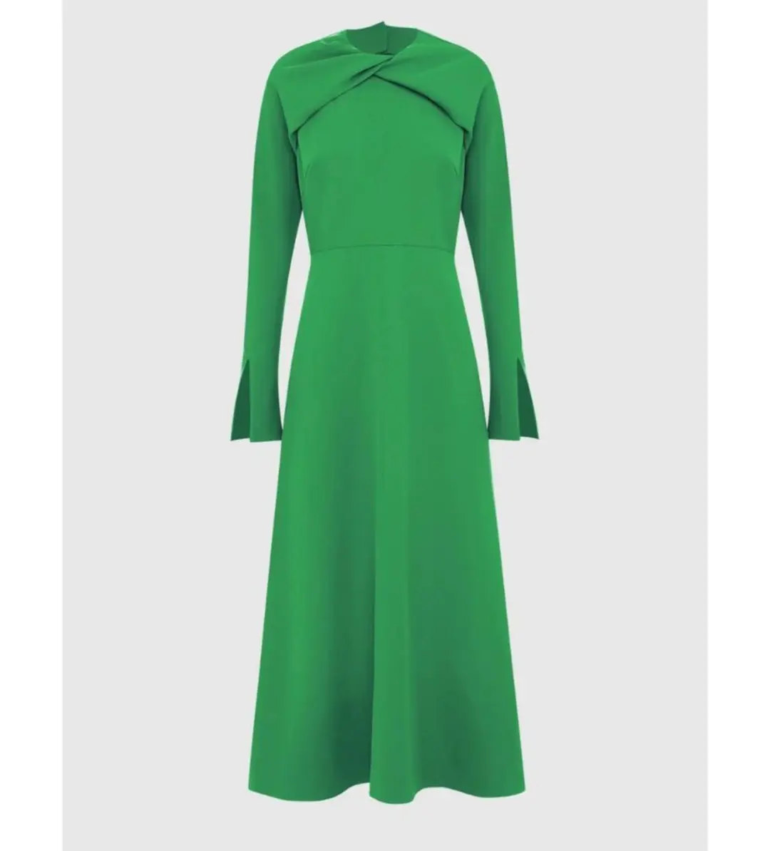 Leo Lin The Tamara Convertible Midi Dress in Forest Size 8 for rent on The Volte - main image