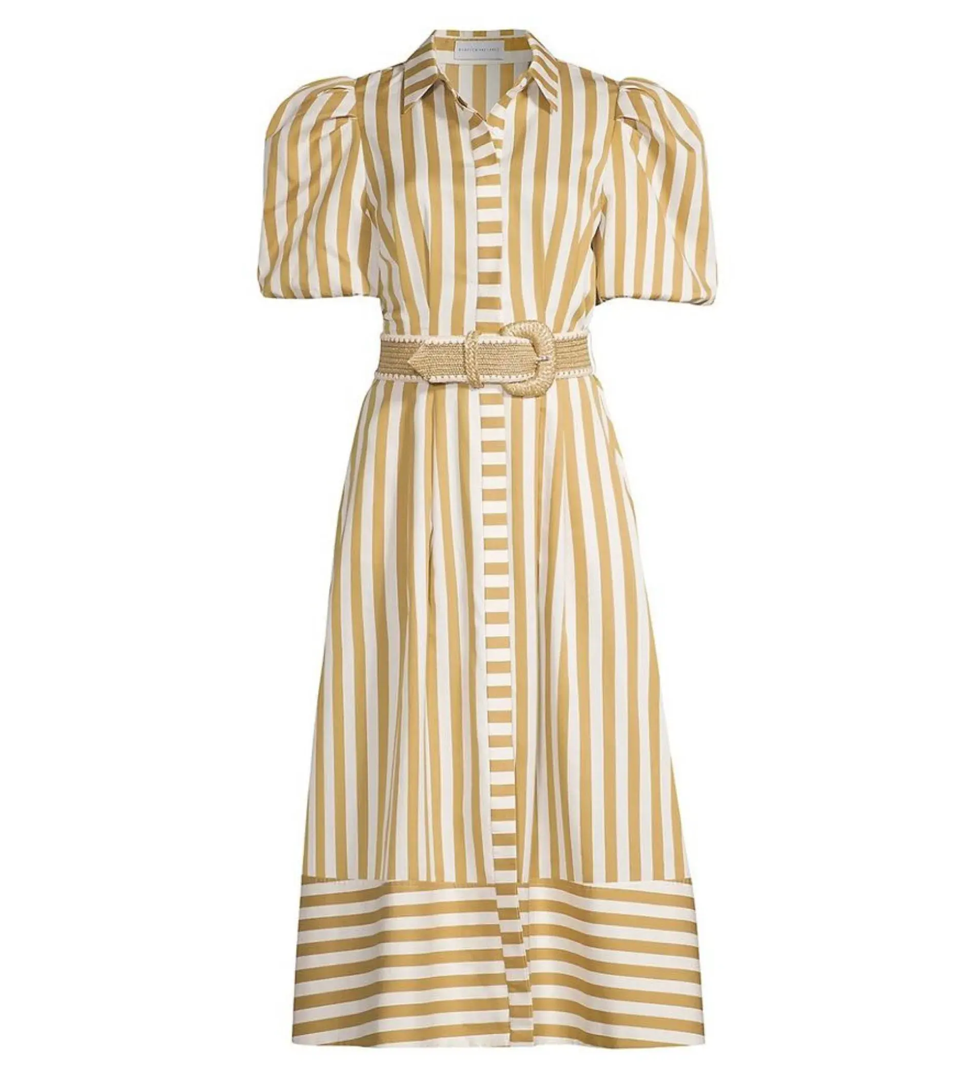 Rebecca Vallance Lucas Shirt Midi Dress Print Size 14  - Image 2