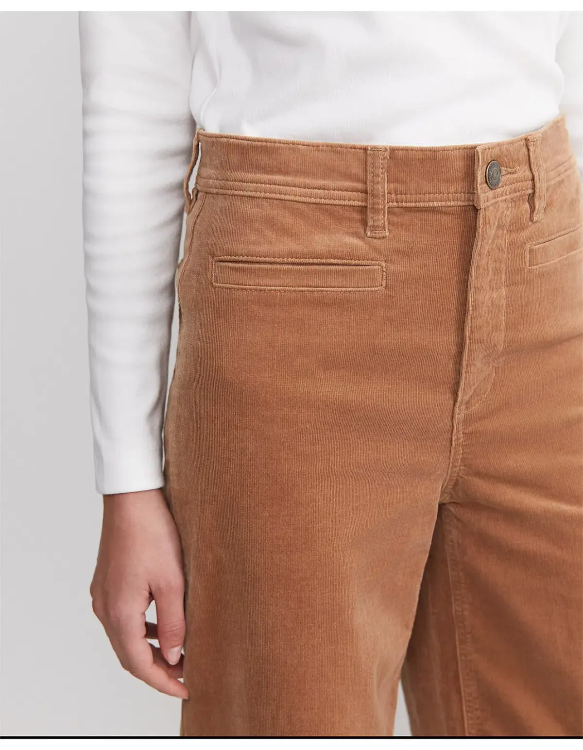 Sportscraft Cleo Cord Wide Leg Jean Camel Size AU 14  - Image 4