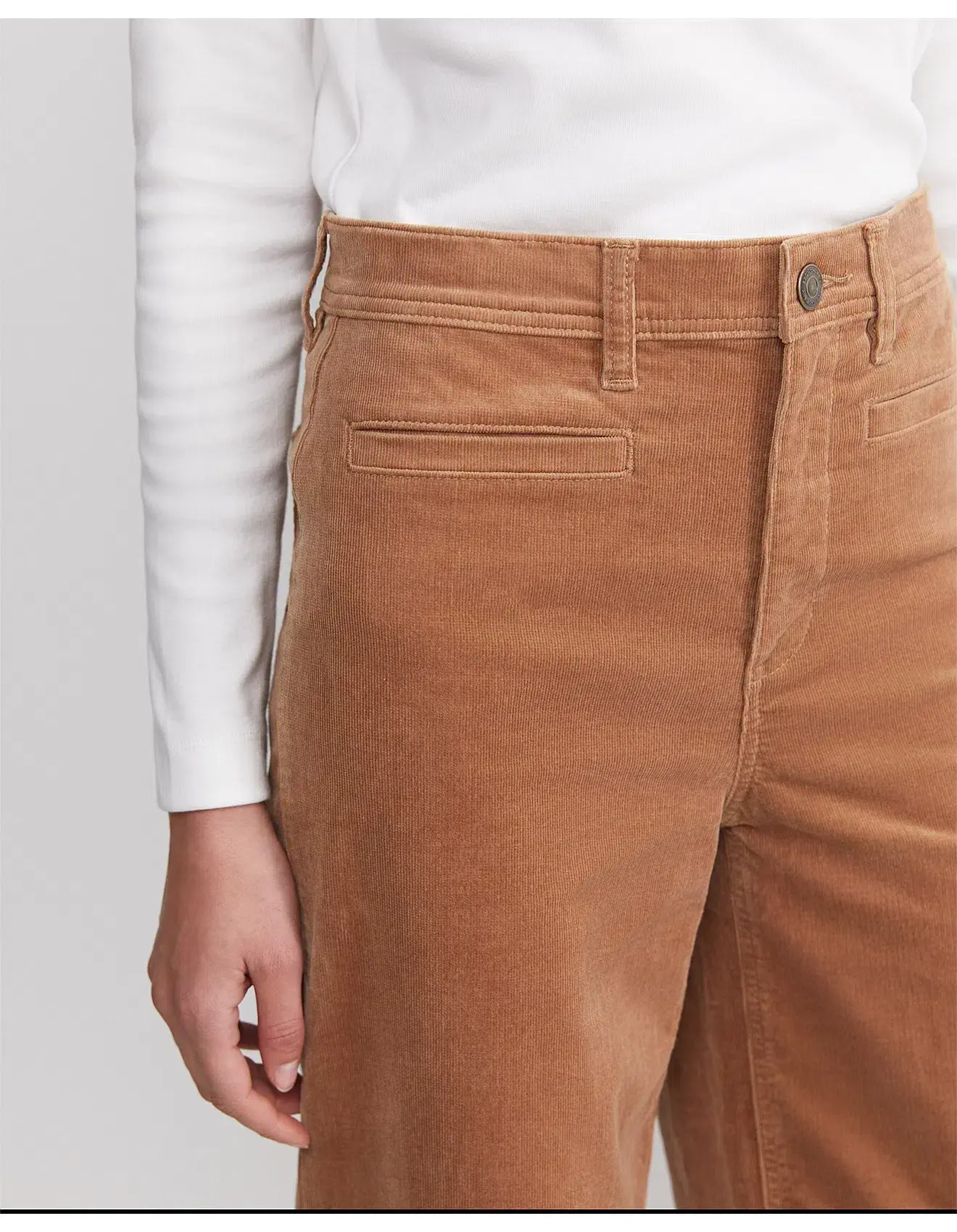 Sportscraft Cleo Cord Wide Leg Jean Camel Size AU 14  - Image 4