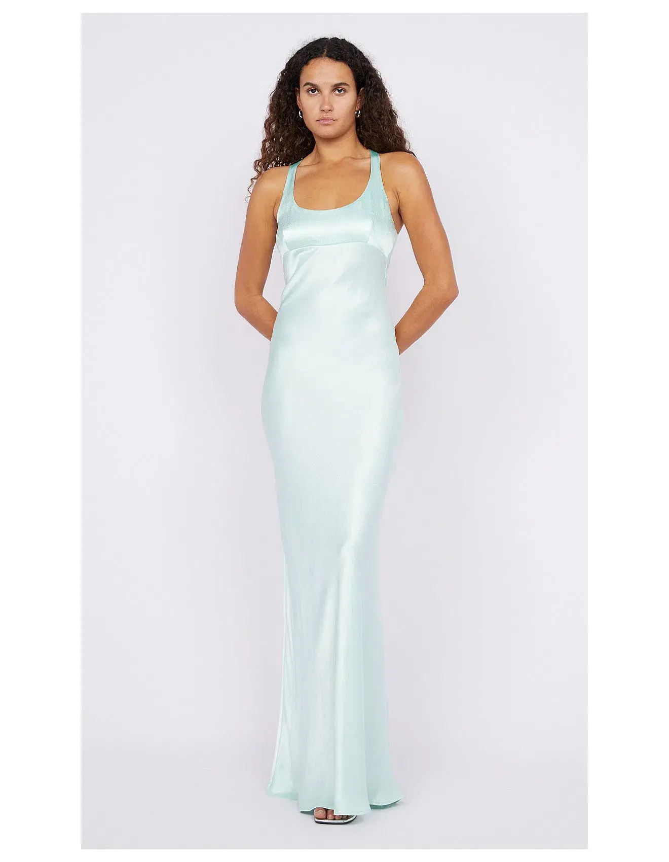 Bec & Bridge Maxina Crossover Maxi Dress Mint Size AU 12 - Image 1