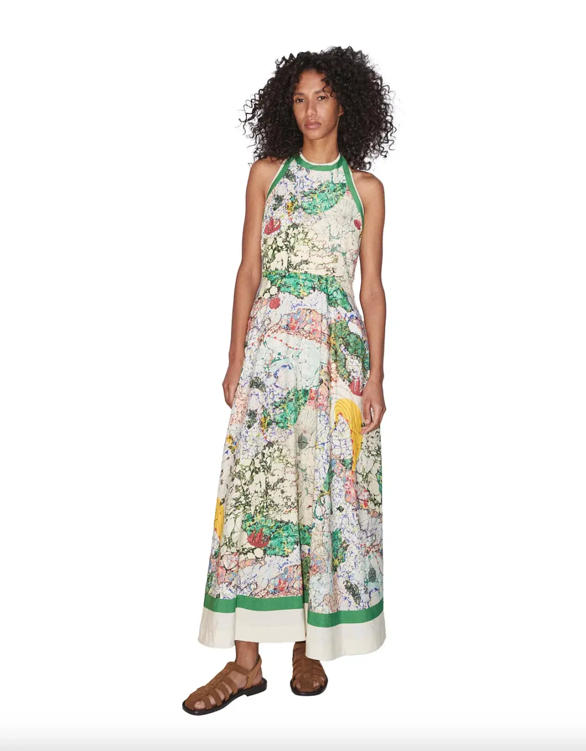 Alemais Odyssey Halter Midi Dress Multi Size 10  - Image 5