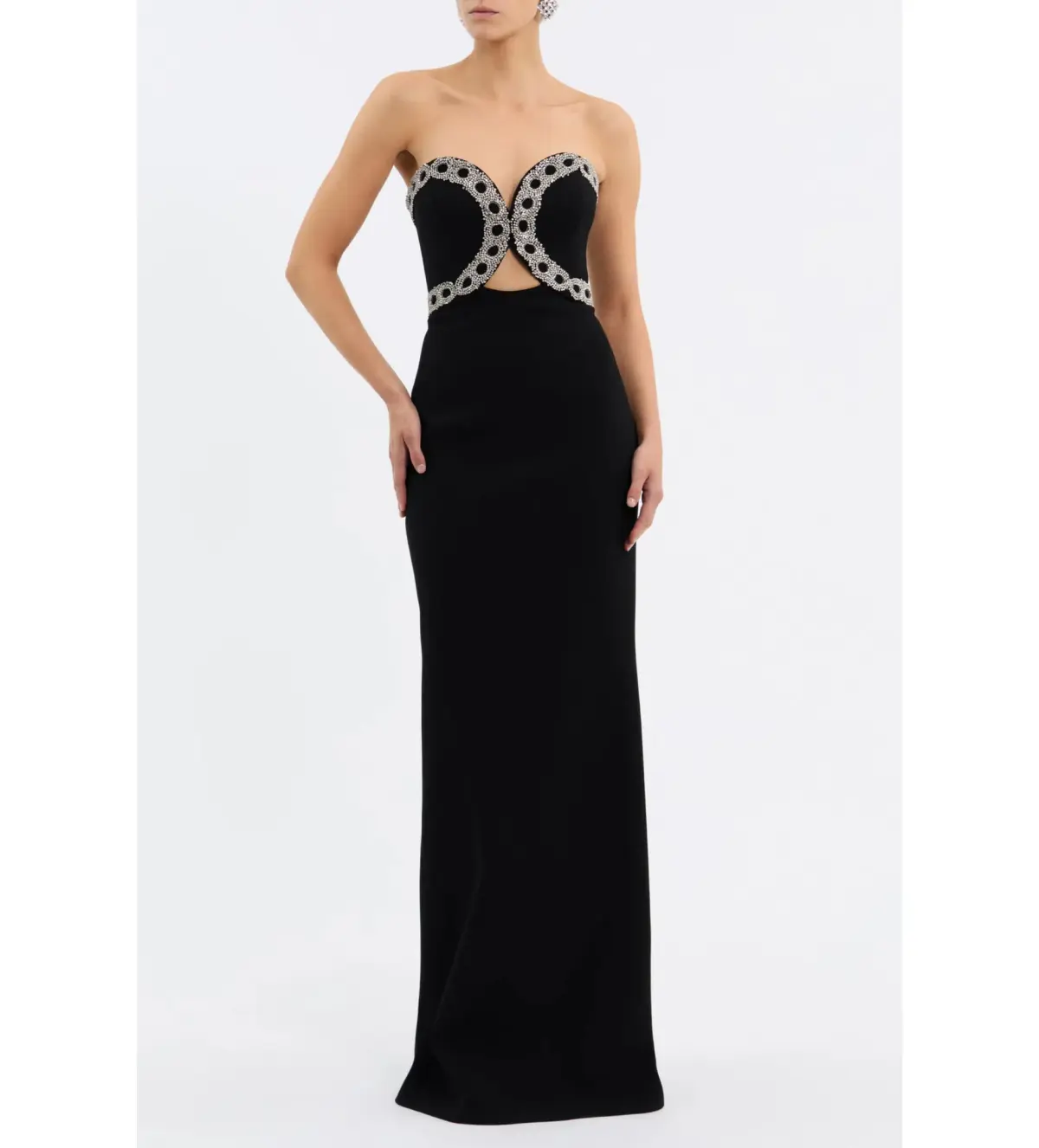 Rebecca Vallance Celinda Gown in Black Size AU 10 - Image 1