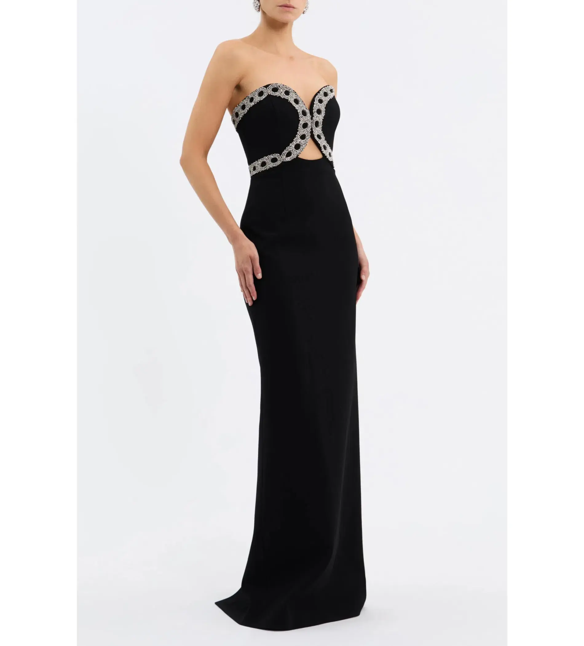 Rebecca Vallance Celinda Gown in Black Size AU 10 - Image 2