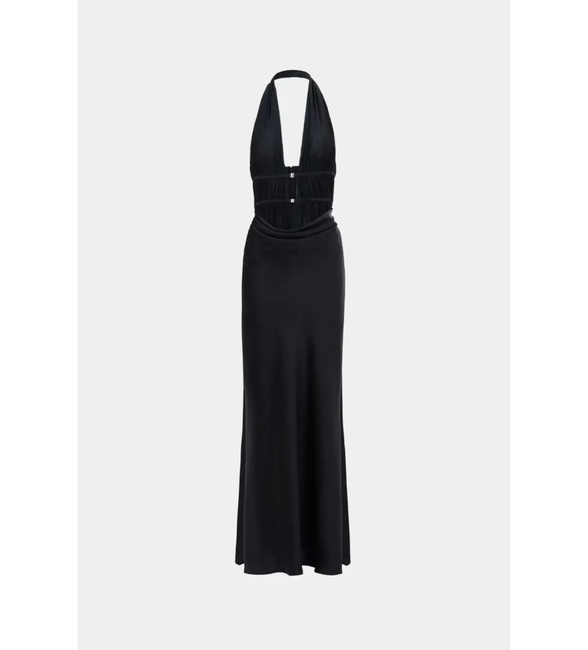 Misha Celine Satin Maxi Dress Size 6/XS - Image 4