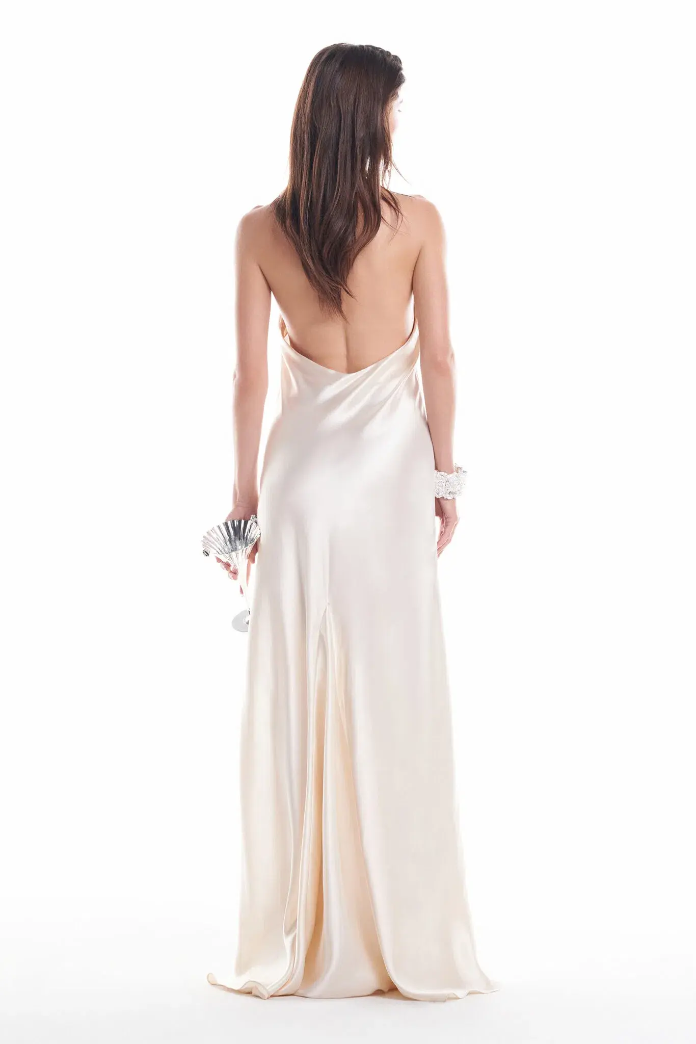 DATT Cravate Gown Cream Size 8  - Image 4