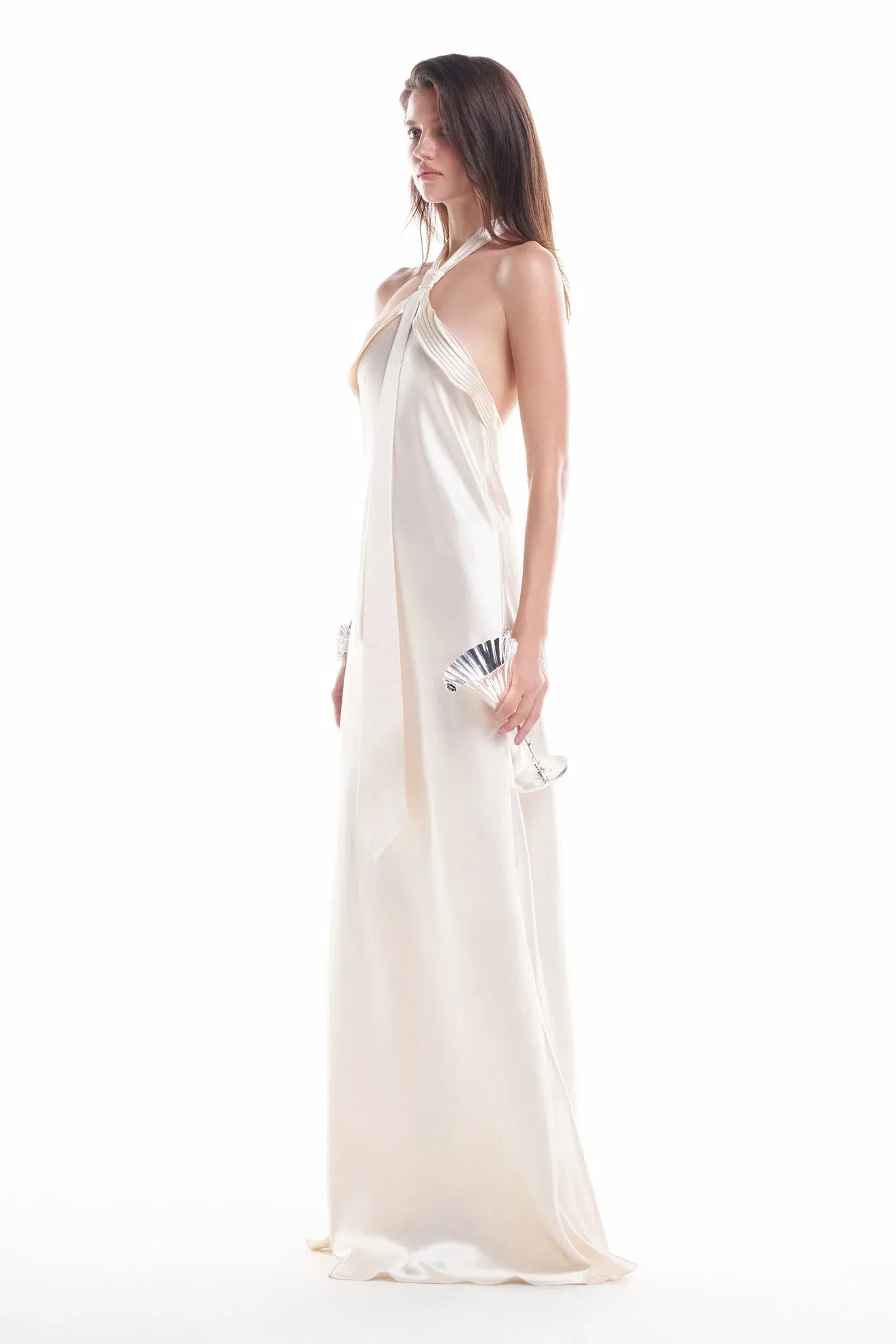 DATT Cravate Gown Cream Size 8  - Image 3