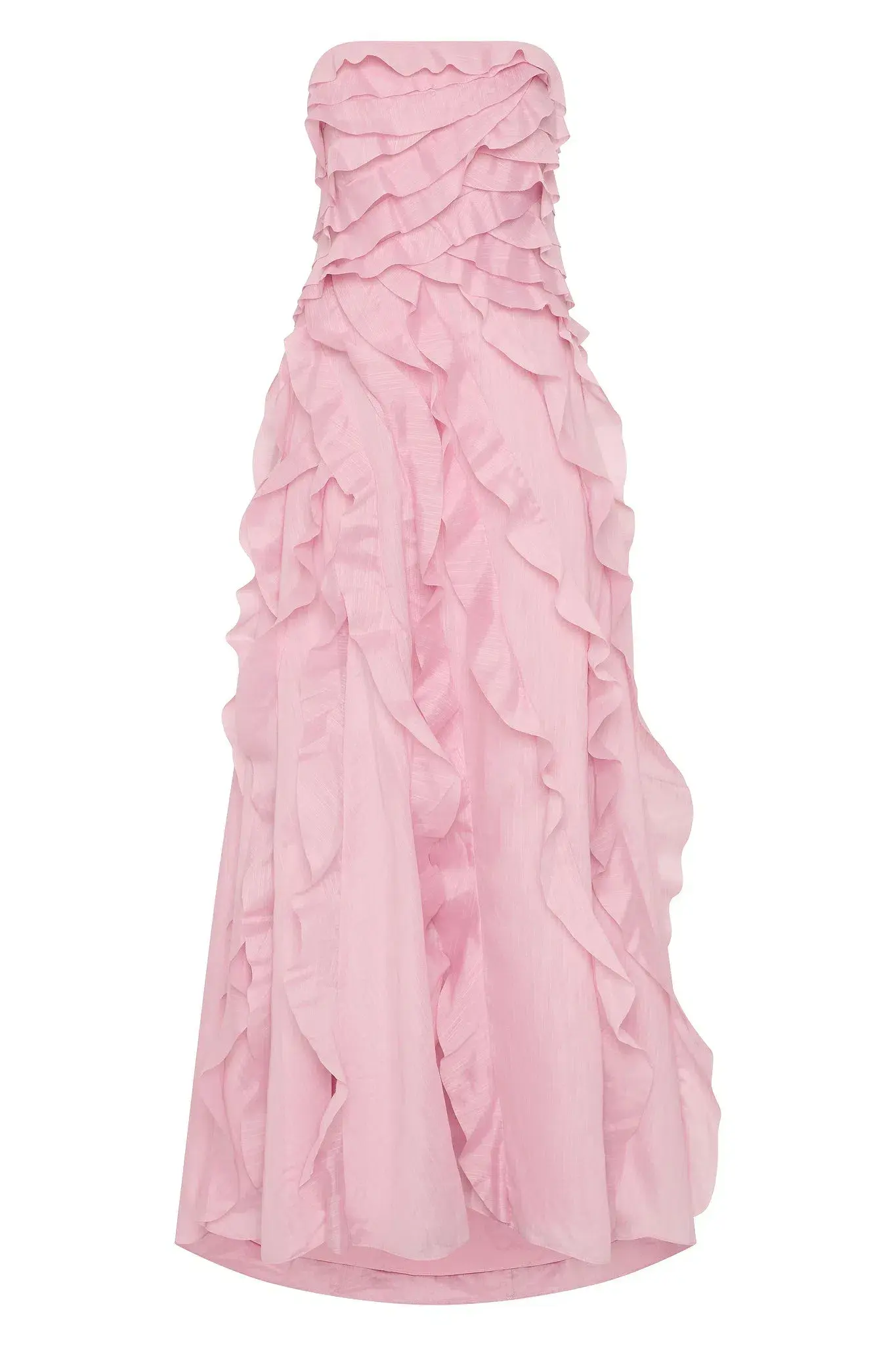 Aje Allairie Gown Maxi Chalk Pink Size AU 12 - Image 4