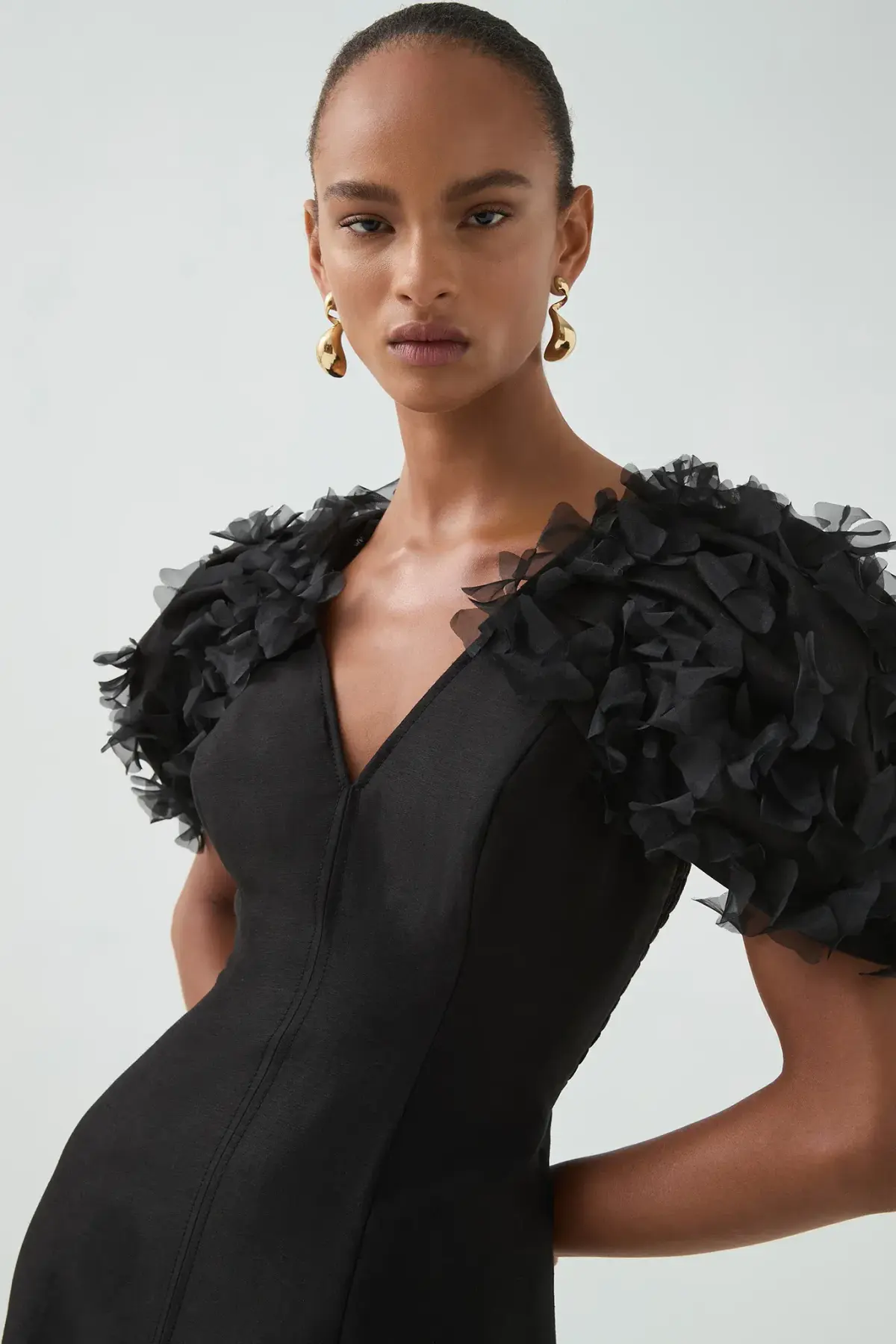 Aje Muse Maxi Dress Black  Size 16 - Image 3