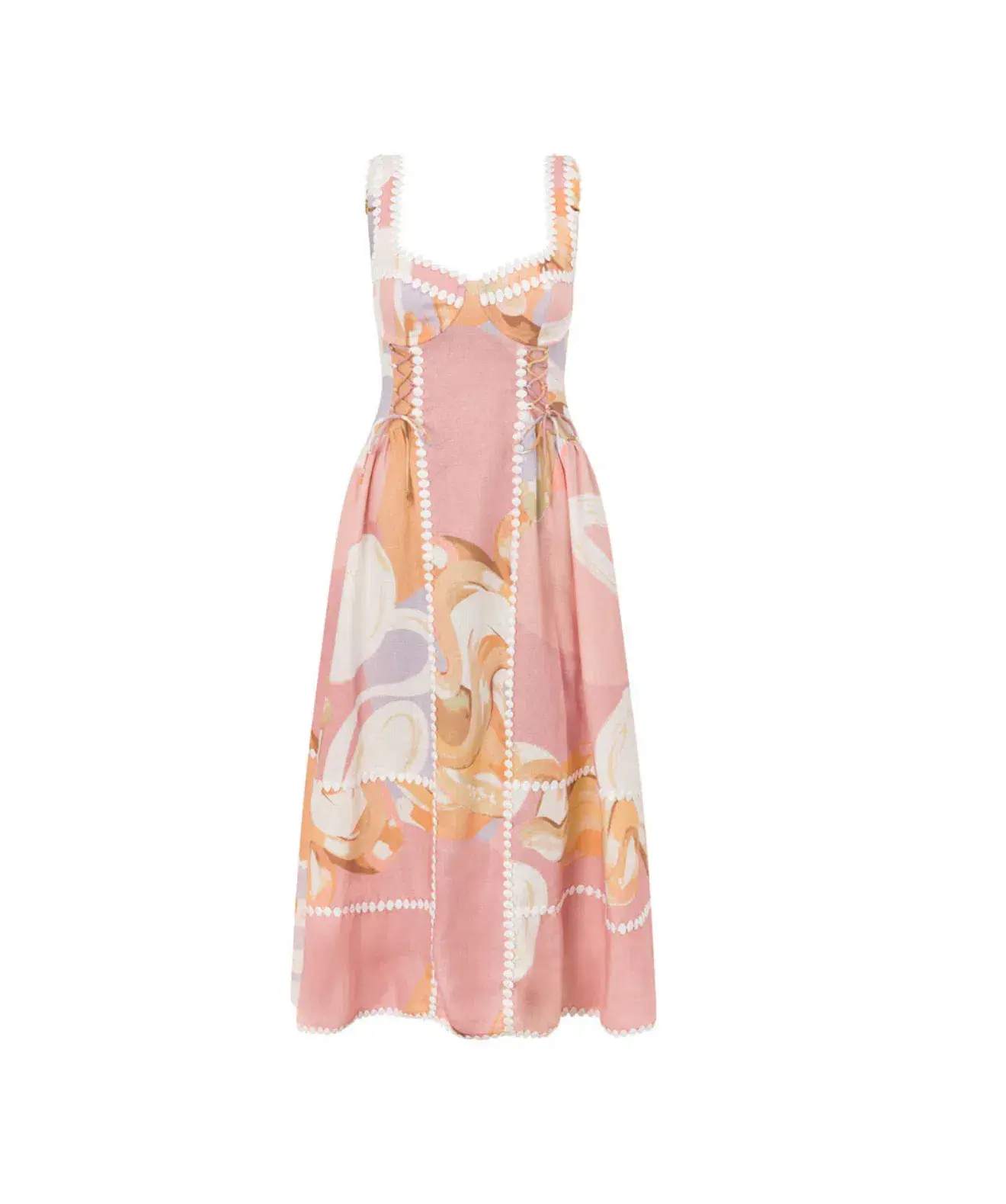 Zaco Dress Sogno Tramonto Multi Print Size 6 - Image 5