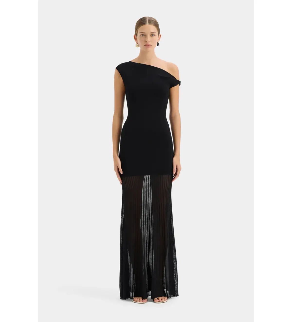 Sir The Label Indigo Twist Maxi Dress in Black  Size 4 / AU 14 - Image 1