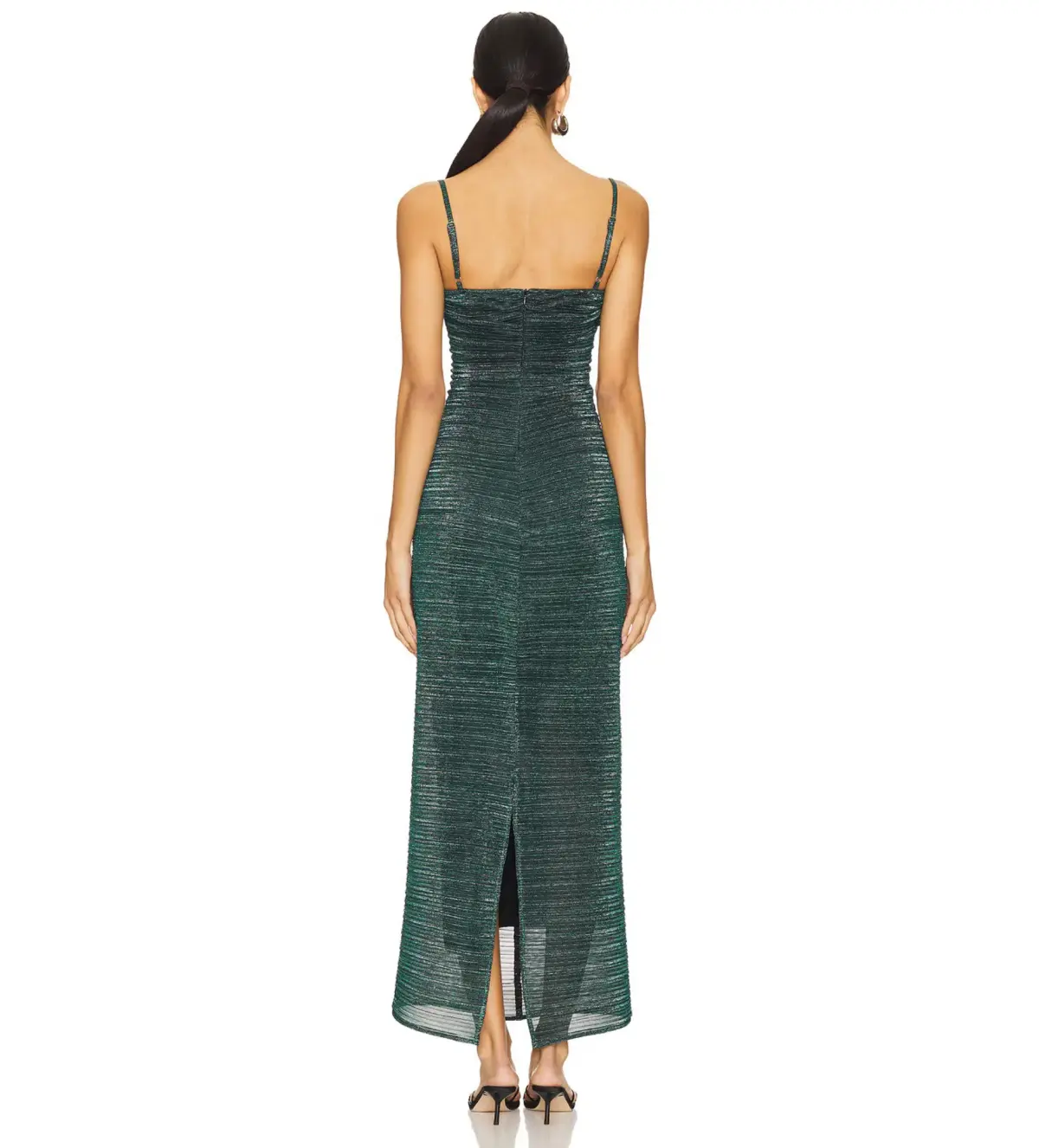 Georgia Hardinge Element Maxi Dress Bottle Green Size AU 10 - Image 3