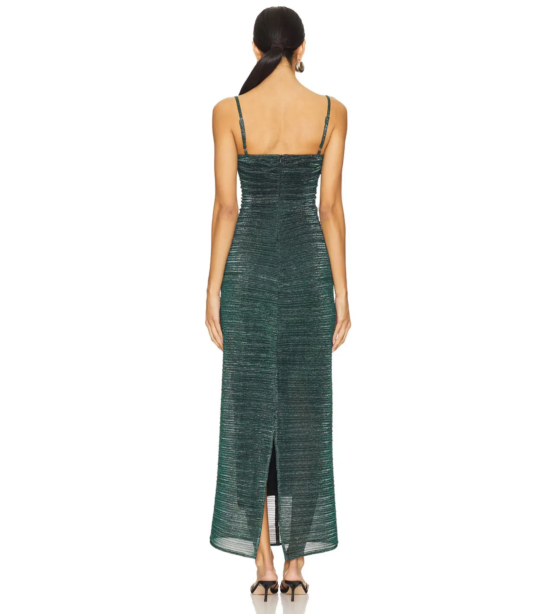 Georgia Hardinge Element Maxi Dress Bottle Green Size AU 10 - Image 3