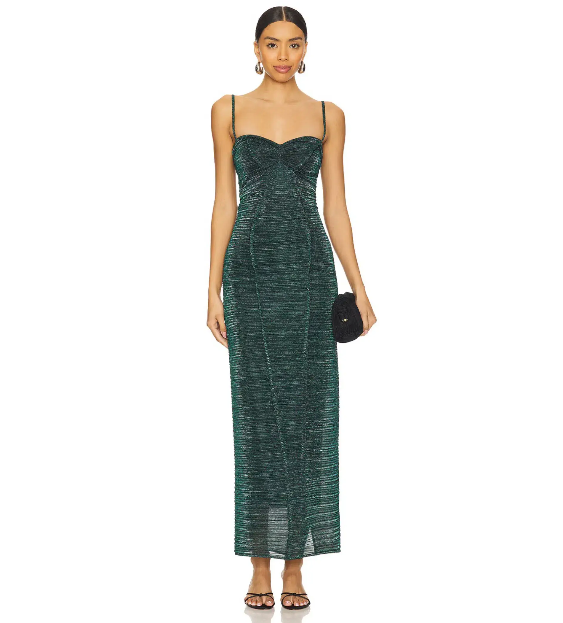 Georgia Hardinge Element Maxi Dress Bottle Green Size AU 10 - Image 1