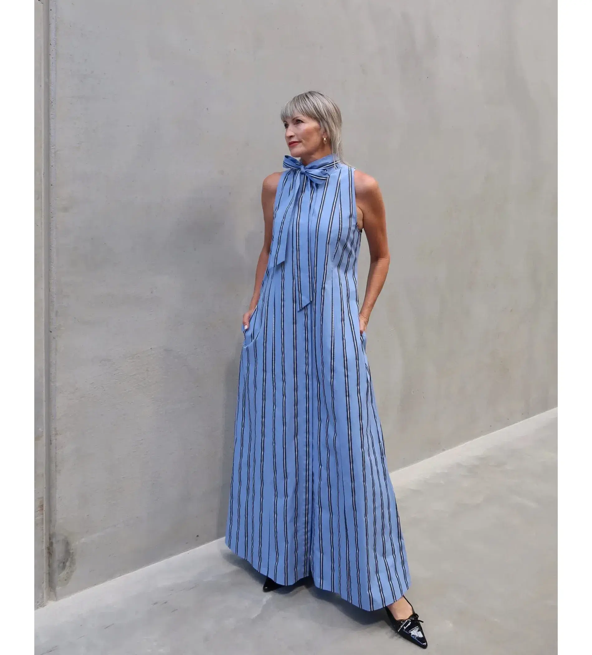 Camilla And Marc Maxi Dress Atoll Stripe Size 12 - Image 1