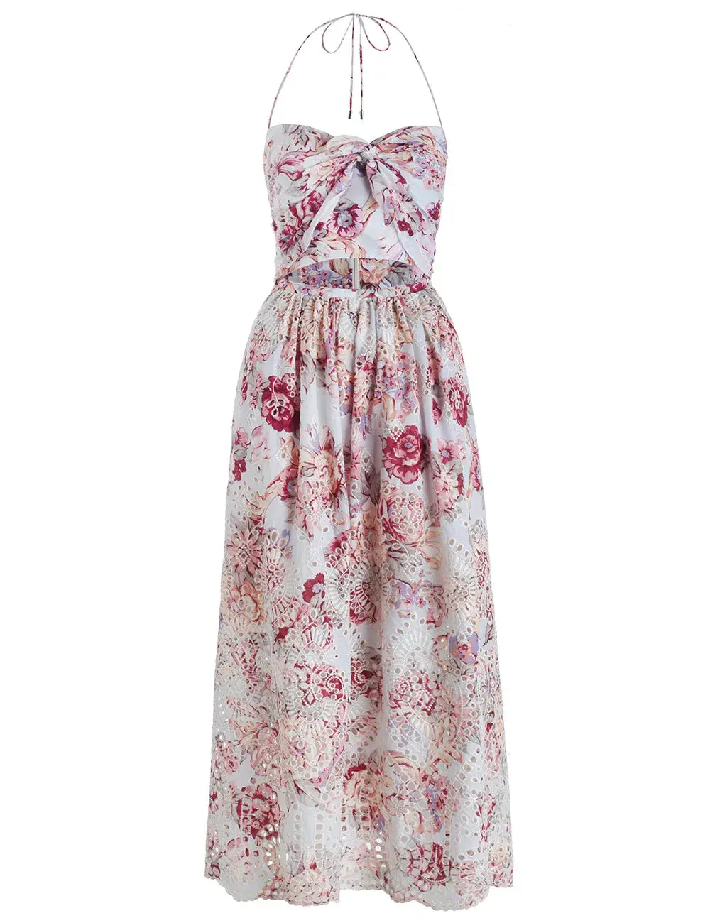 Zimmermann Eden Floral Midi Dress Size AU 8 for rent on The Volte - main image
