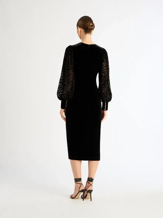 Sheike Elite  Midi Dress Black Size 12 - Image 3
