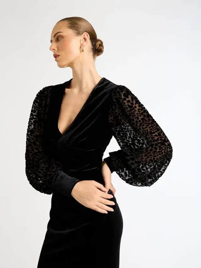 Sheike Elite  Midi Dress Black Size 12 - Image 2