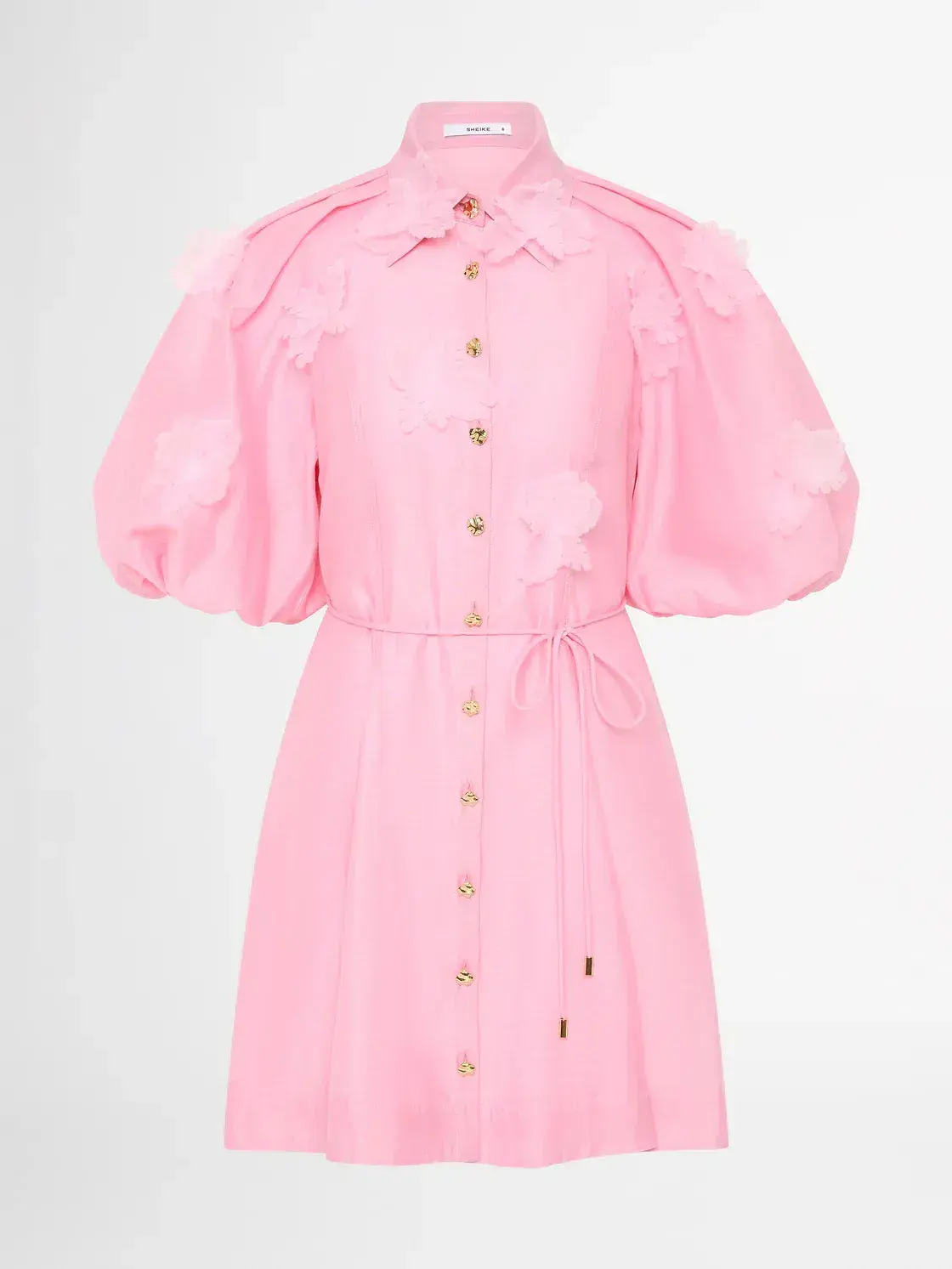 Sheike Rose Garden Mini Dress in Pink Size 8 - Image 1