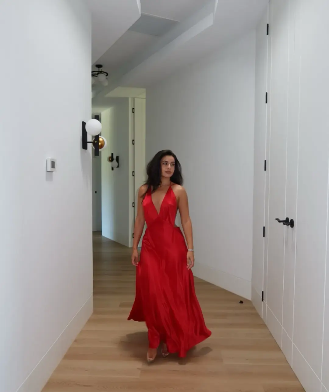 Michael Lo Sordo Tash Maxi Red Size AU 8 for rent on The Volte - main image