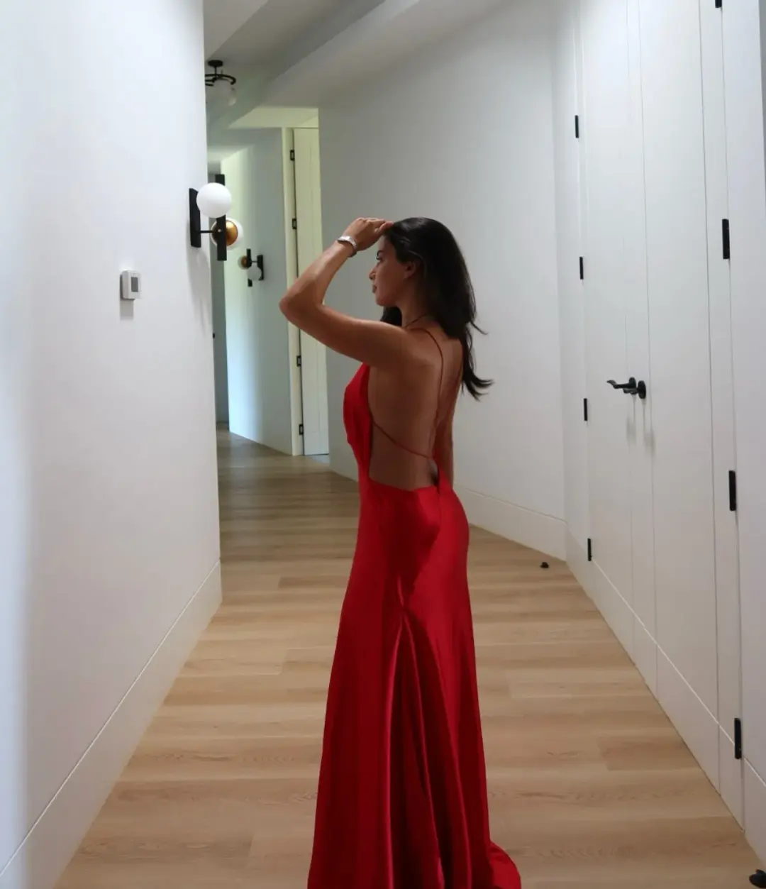 Michael Lo Sordo Tash Maxi Red Size AU 8 for rent on The Volte - main image