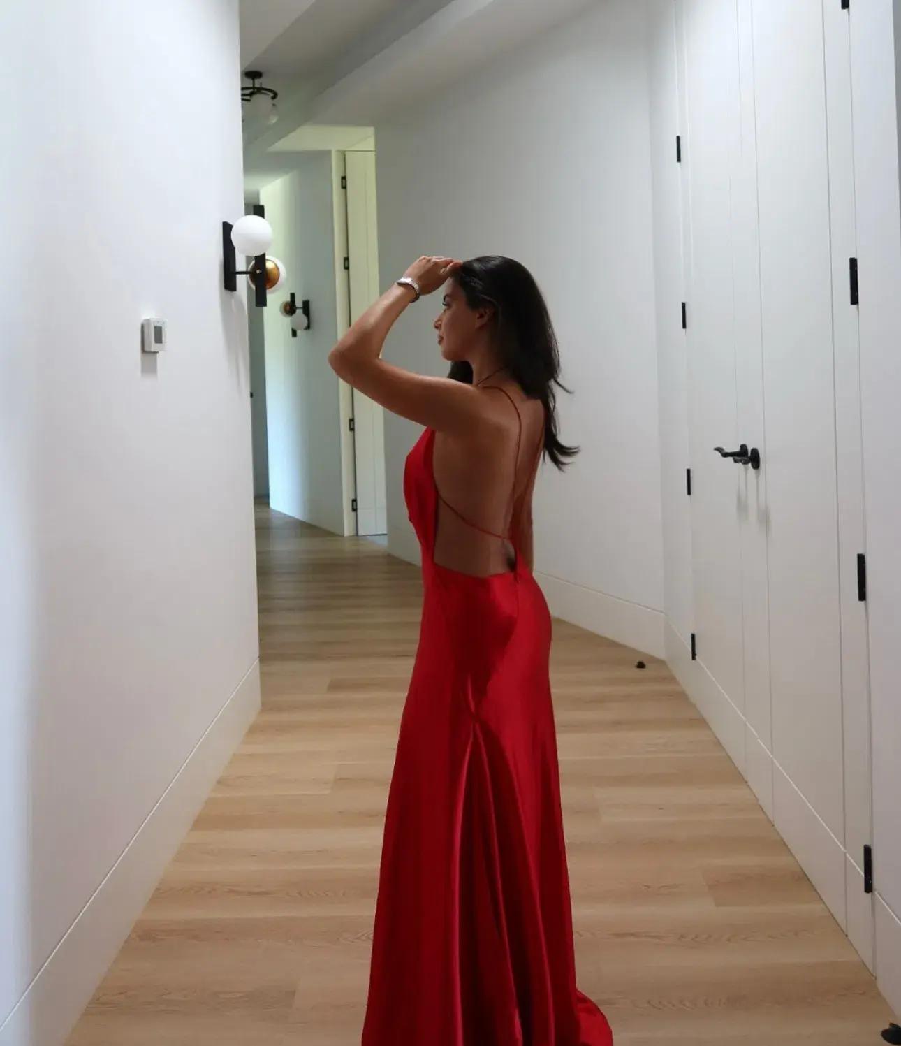 Michael Lo Sordo Tash Maxi Red Size AU 8 - Image 2