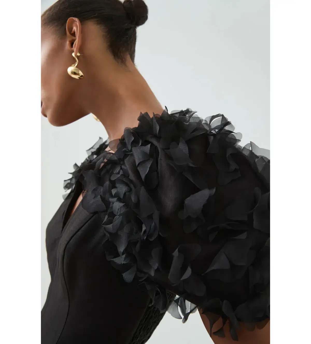 Aje Muse Maxi Dress Black Size 12 - Image 3