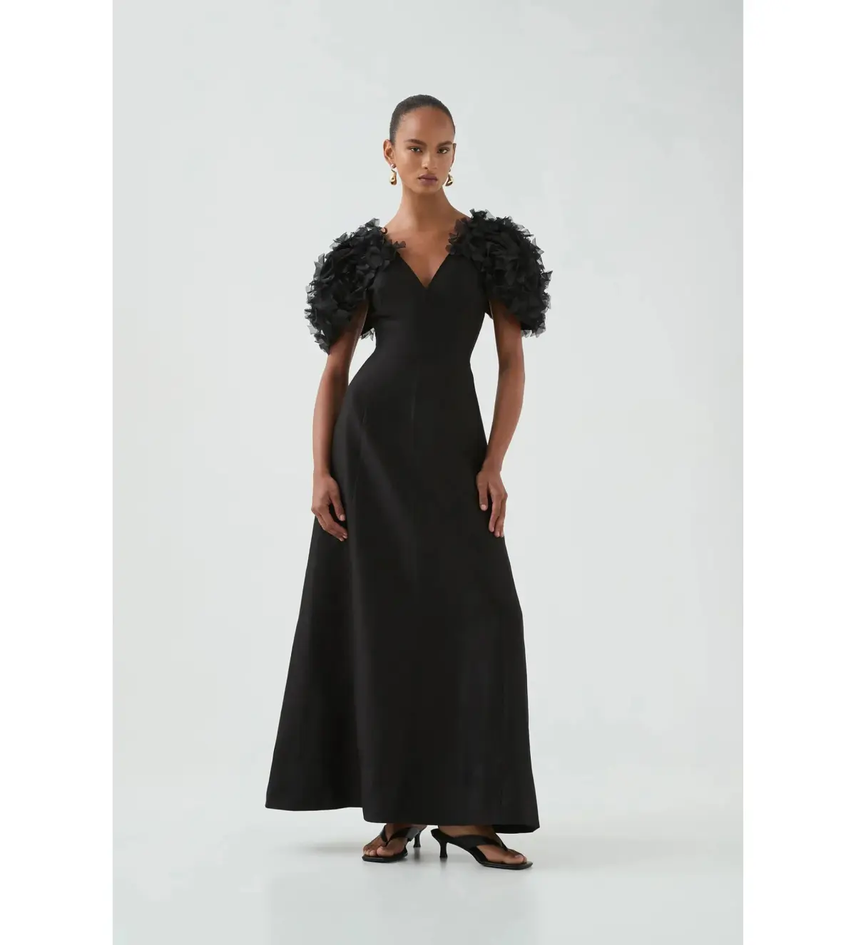 Aje Muse Maxi Dress Black Size 12 - Image 1