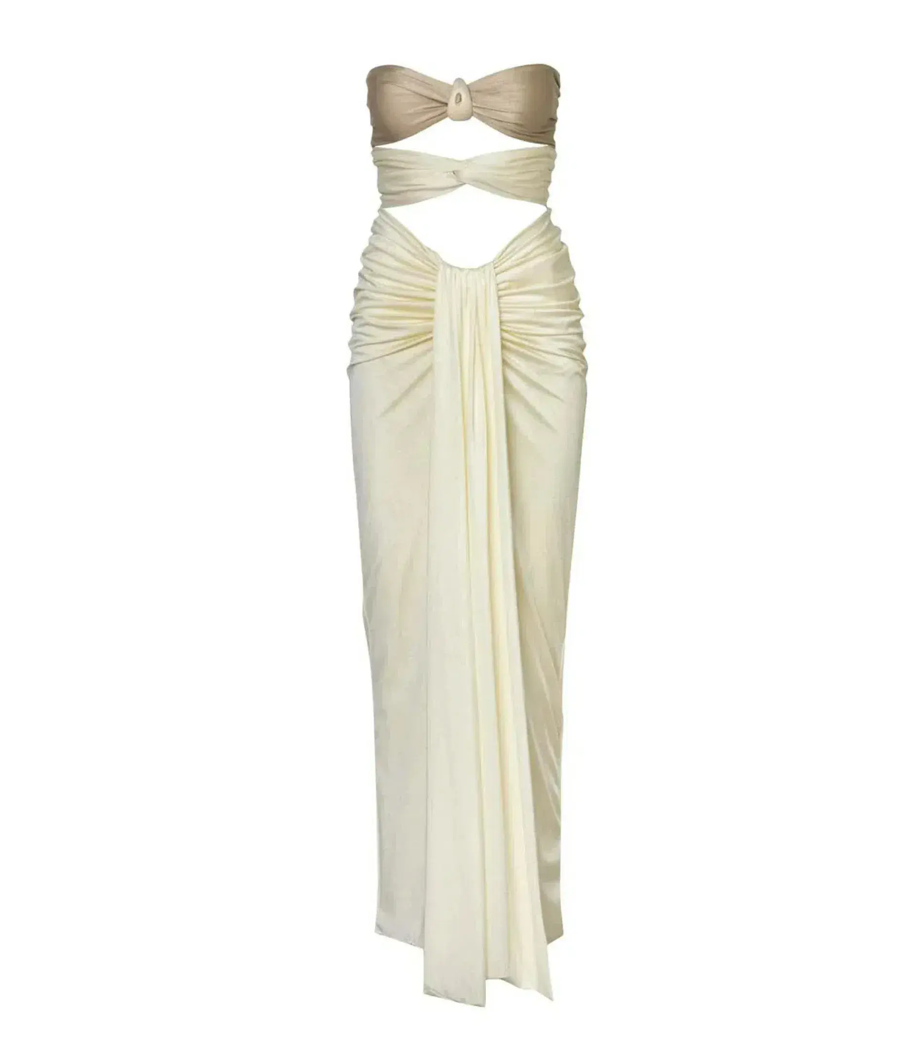 Baobab Giselle Maxi Dress in Marble Ivory Size S / AU 8 - Image 5