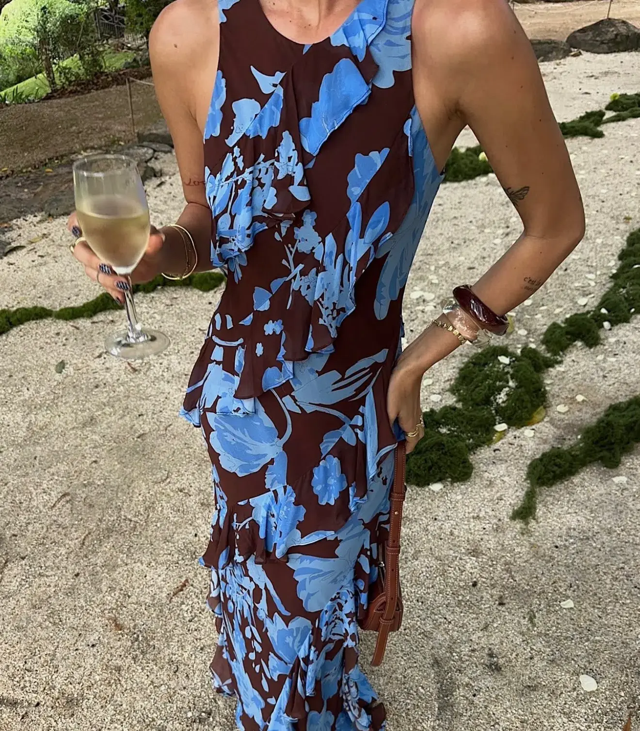 Shona Joy Olson Ruffle Dress- Size AU 8 - Image 2
