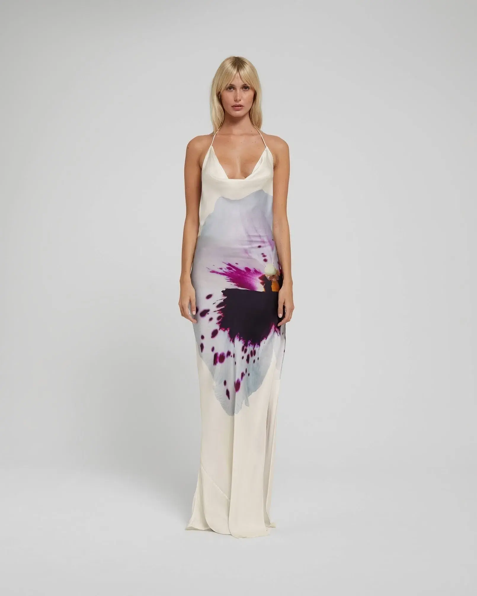 Rat & Boa Angelina Maxi Dress Iris Print Size XS / AU 6 - Image 3